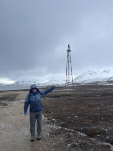 Buddy Levy at the top of the world.